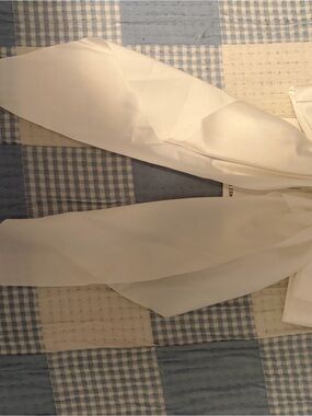 Forever 21 White Satin Hair Scarf Tie